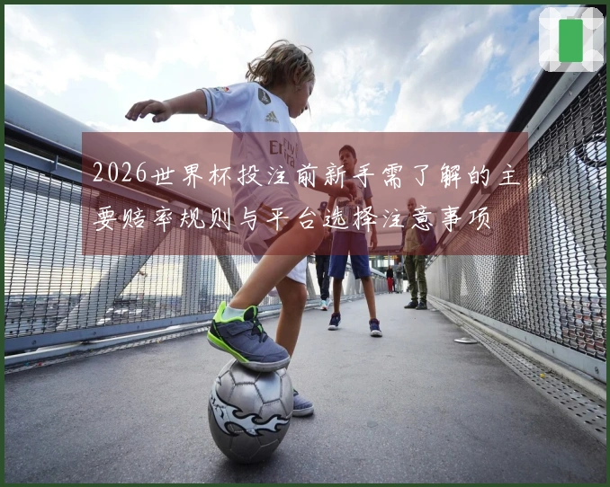 2026世界杯投注前新手需了解的主要赔率规则与平台选择注意事项